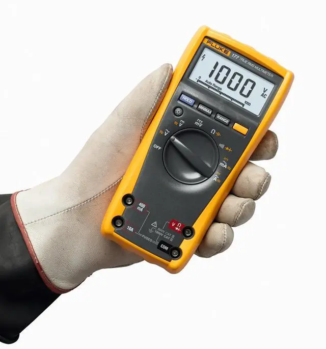 Alt view image 10 of 12 - Fluke 177 True RMS Digital Multimeter with backlight