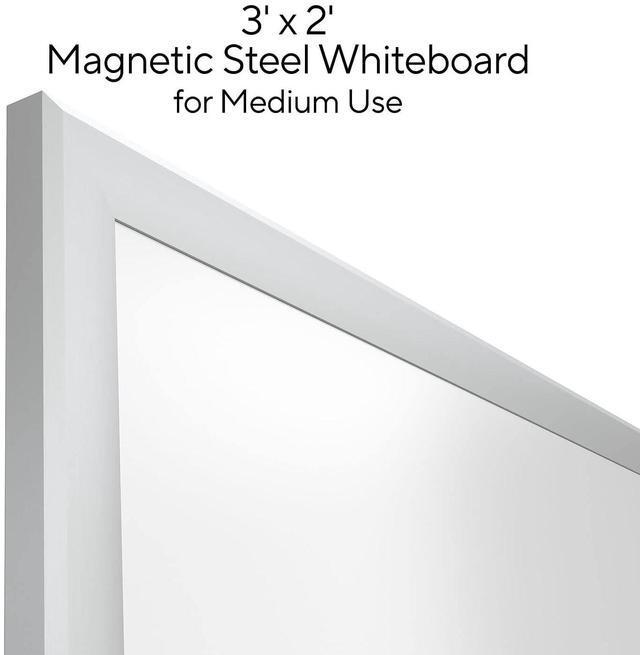 Alt view image 6 of 7 - Magnetic Steel Dry Erase Board 24" x 36" TR61169