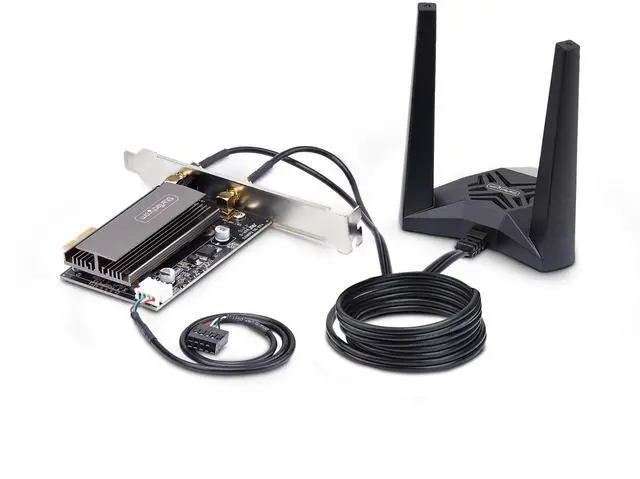 Alt view image 9 of 14 - StarTech Wi-Fi 6E PCIe Network Card with Bluetooth 5.3 PAX2235-WIFI-6E-CARD