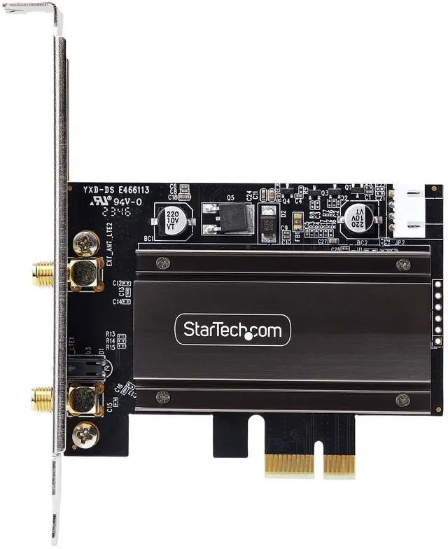 Alt view image 11 of 14 - StarTech Wi-Fi 6E PCIe Network Card with Bluetooth 5.3 PAX2235-WIFI-6E-CARD