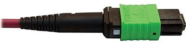 Alt view image 7 of 9 - Tripp Lite 5m 400G Multimode 50/125 OM4 Fiber Optic Cable, Magenta N846D05M16DMG