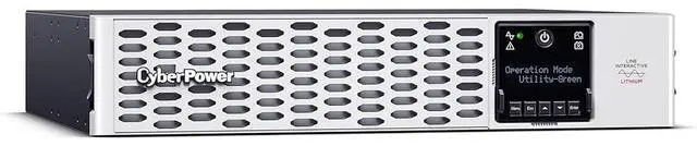 Main image of CyberPower PRL1500RT2UC Smart App Sinewave UPS System, 1500VA/1500W, 8 Outlets, 2U Rack/Tower, AVR, Lithium
