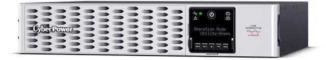 Alt view image 4 of 14 - CyberPower PRL1500RT2UC Smart App Sinewave UPS System, 1500VA/1500W, 8 Outlets, 2U Rack/Tower, AVR, Lithium