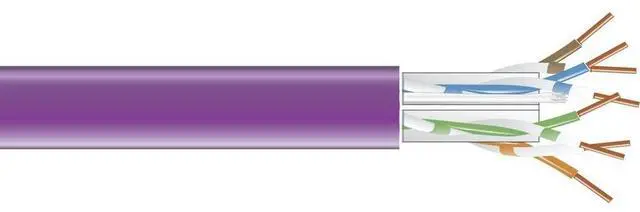 Alt view image 9 of 11 - GIGATRUE 550 Cat6 Bulk 1000 FT, PVC Violet