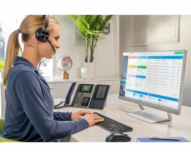 Alt view image 15 of 15 - Poly Bluetooth Office Headset - Microsoft Teams Certification - Mono - USB Type C - Wired/Wireless - Bluetooth - 164 ft - 20 Hz - 20 kHz - Over-the-head - Monaural - Ear-cup - 4.92 ft Cable - Noise Ca