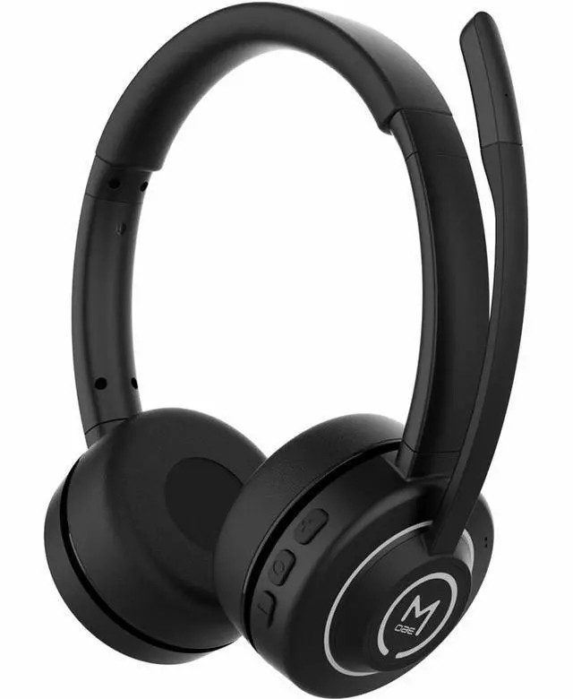 Alt view image 13 of 13 - M360 Sanctuary Wireless Noise Canceling UC Headset w/ Boom Mic - HS6750ANC - UC Compatible - Stereo - Bluetooth - Over-the-head, On-ear - Binaural - Supra-aural - Adjustable Noise Canceling Microphone