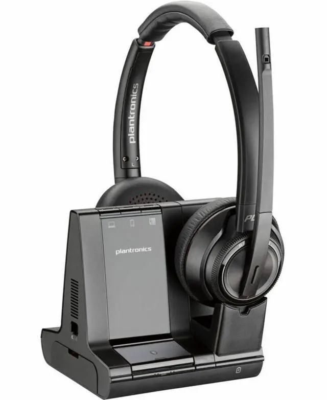 Alt view image 6 of 7 - Poly Savi 8220 UC Microsoft Teams Certified USB-A Headset 77Y82A