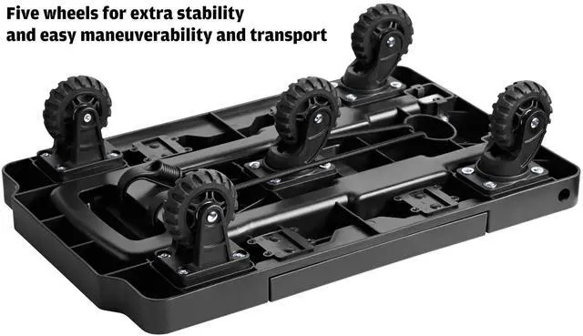 Alt view image 4 of 6 - Handcart 250 lb Capacity 19.3 x 14.6 x 38 Black LGLC250