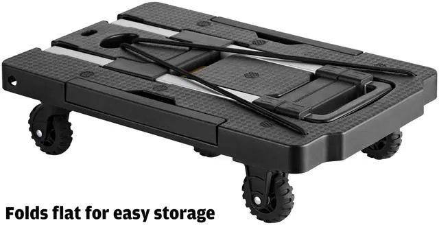 Alt view image 3 of 6 - Handcart 250 lb Capacity 19.3 x 14.6 x 38 Black LGLC250