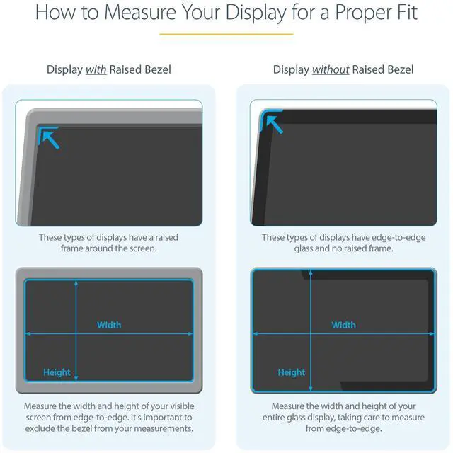 Alt view image 15 of 15 - StarTech.com notebook privacy filter - 19.5"