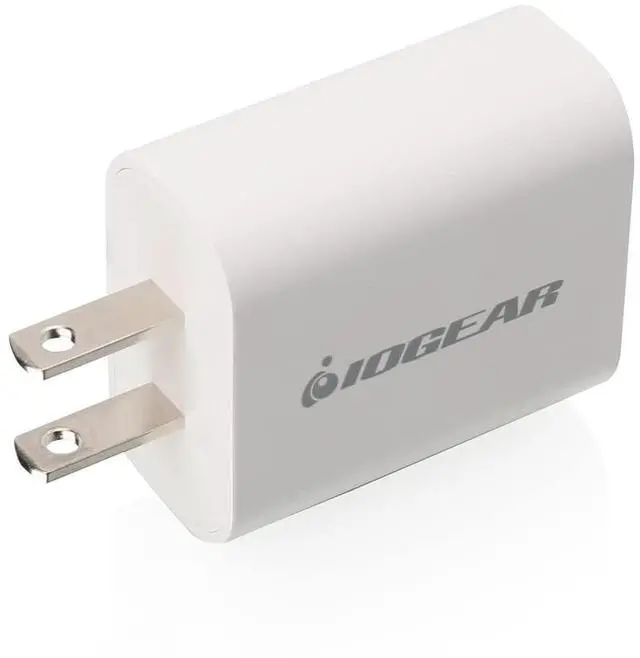 Alt view image 11 of 14 - IOGEAR GPAWC20W White GearPower Compact USB-C 20W Charger
