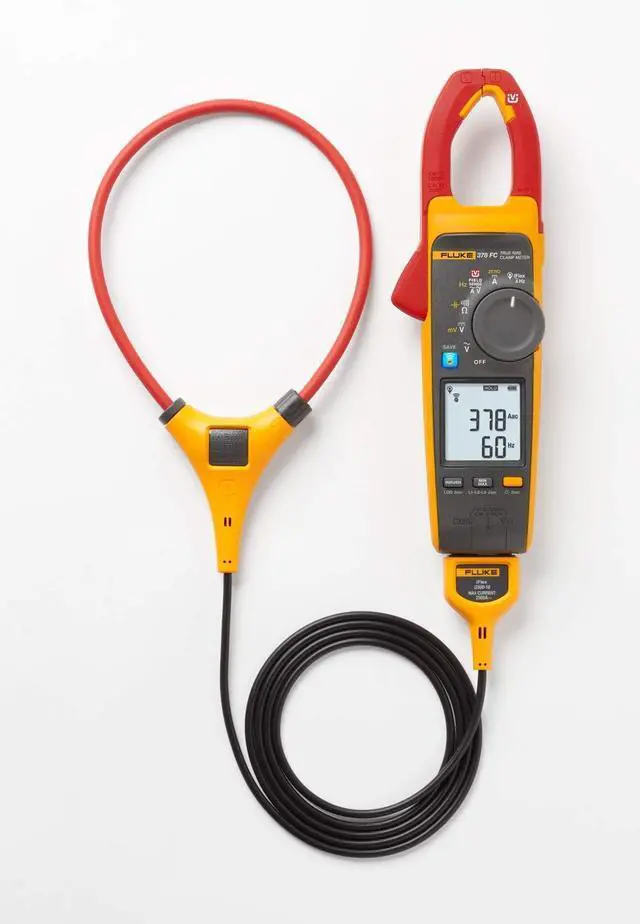 Alt view image 5 of 7 - Fluke 378FC Non-Contact True RMS AC/DC Clamp Meter with PQ indicator