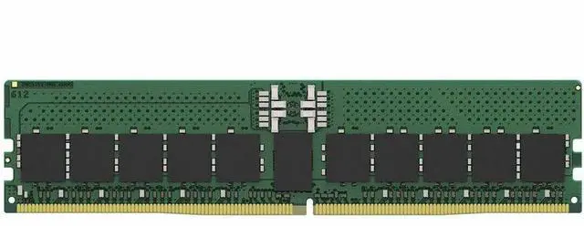 Alt view image 4 of 4 - Kingston 32GB DDR5 SDRAM Memory Module - For Server, Workstation - 32 GB - DDR5-5600/PC5-44800 DDR5 SDRAM - 5600 MHz Dual-rank Memory - CL46 - 1.10 V - ECC - Registered - 288-pin - DIMM