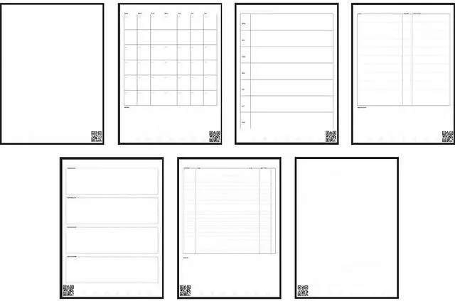 Alt view image 5 of 7 - Rocketbook Fusion Smart Notebook Blue Cover 11 x 8.5 21 Sheets EVRFLRCCDFFR