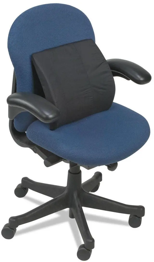 Alt view image 3 of 8 - Mabis 555-7301-0200 Bucket Seat Lumbar Cushion without Strap - Black