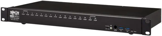 Alt view image 18 of 20 - Tripp Lite Hdmi/Usb Kvm Switch 16Port Audio/Video Usb Peripheral Sharing 1U