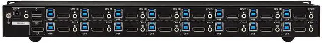 Alt view image 16 of 20 - Tripp Lite Hdmi/Usb Kvm Switch 16Port Audio/Video Usb Peripheral Sharing 1U