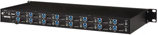 Alt view image 20 of 20 - Tripp Lite Hdmi/Usb Kvm Switch 16Port Audio/Video Usb Peripheral Sharing 1U