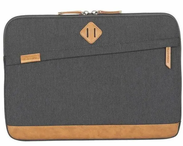 Alt view image 6 of 10 - Targus Strata III TBS93004GL Carrying Case (Sleeve) for 14" Notebook - Gray, Brown