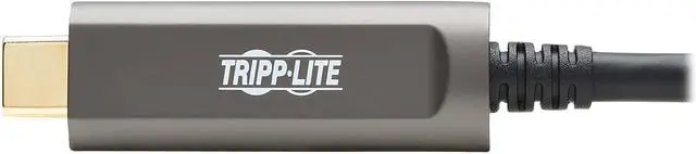 Alt view image 8 of 11 - Tripp Lite USB-C AOC Cable (M/M) - USB 3.2 Gen 2 (10 Gbps) Plenum-Rated Fiber Active Optical Cable - Data Only, Black, 15 m - 49.21 ft USB-C Data Transfer Cable for Server, Hard Drive, Desktop Compute