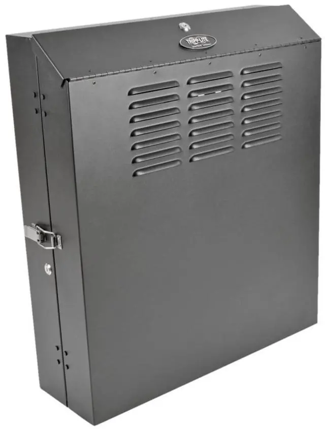 Alt view image 20 of 20 - Tripp Lite SmartRack 4U Low-Profile Vertical-Mount Switch-Depth Wall-Mount Rack Enclosure Cabinet