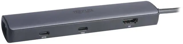 Alt view image 15 of 16 - Tripp Lite USB-C Mini Dock and Multiport Adapter 8K HDMI 3 USB Hub Ports Gigabit Ethernet 100W PD Charging HDR HDCP 2.3 - for TV/Monitor/Notebook/Keyboard/Mouse/Smartphone/Tablet/Desktop PC/Projector/