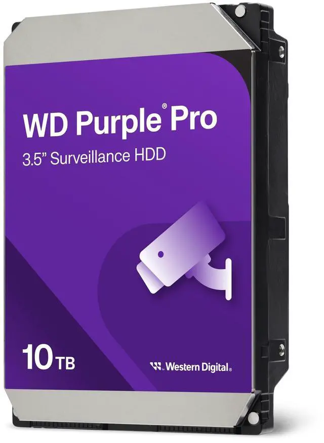Alt view image 3 of 3 - WD Purple Pro 10 TB Hard Drive Internal WD102PURPSP