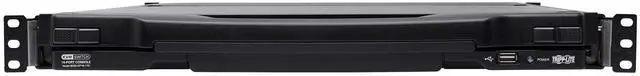 Alt view image 4 of 7 - Tripp Lite by Eaton 8-Port NetDirector DisplayPort KVM Switch Console with 17 in. LCD Dual Rail 1U Rack-Mount TAA B030DP0817D