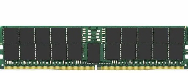 Alt view image 5 of 11 - Kingston 64GB DDR5 SDRAM Memory Module - For Compute Module, Server, Desktop PC - 64 GB - DDR5-4800/PC5-38400 DDR5 SDRAM - 4800 MHz - CL40 - 1.10 V - ECC - Registered - 288-pin -DIMM - KTH-PL548D4-64G