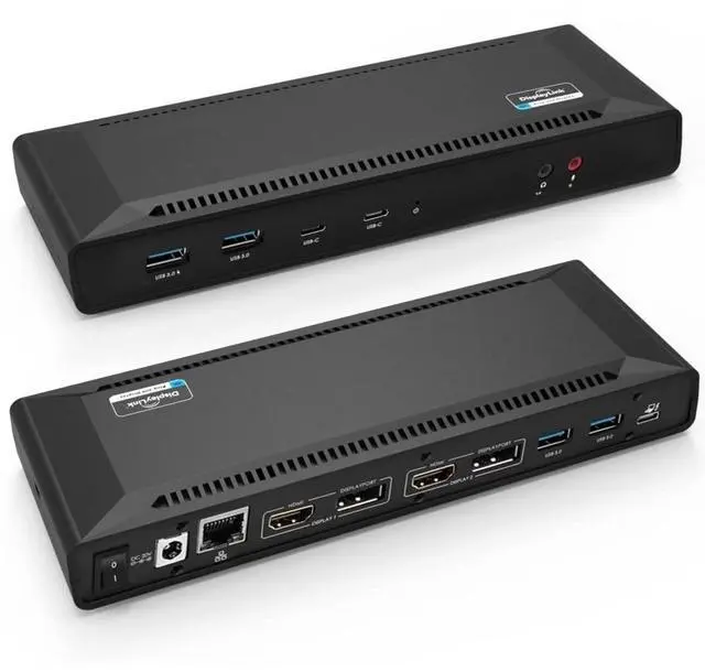 Alt view image 7 of 8 - 4XEM USB-C Dual 4K with Power Delivery Universal Docking Station 4XUG69PD2