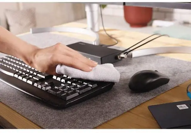 Alt view image 13 of 14 - Kensington Pro Fit Wired Washable Mouse - Rugged - Optical - Cable - Black - USB Type A - 1600 dpi - Scroll Wheel - 3 Button(s) - Symmetrical