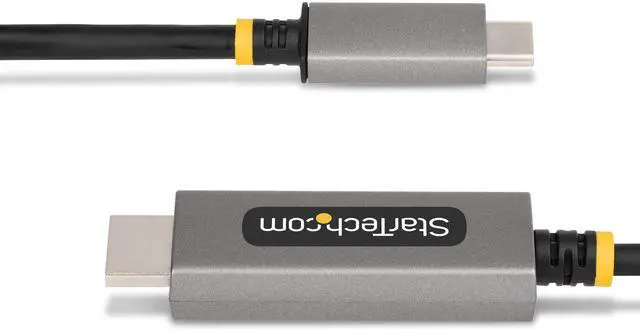 Alt view image 4 of 6 - StarTech 10ft 8K 60Hz, 4K 144Hz, HDR10, USB Type-C to HDMI 2.1 Converter Cable
