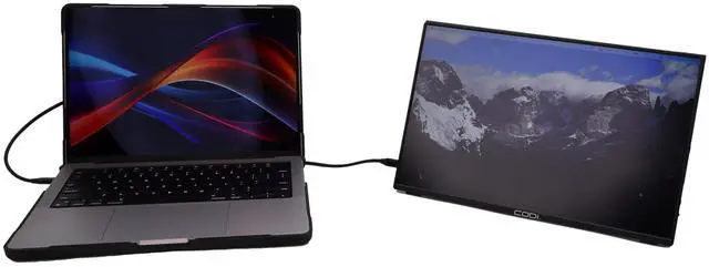 Alt view image 2 of 2 - CODi 16" Portable LED Monitor Black MO16P-2C MO16P2C