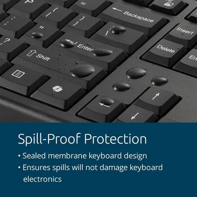 Alt view image 13 of 14 - Kensington KB270 EQ Rechargeable AI keyboard with Copilot Key