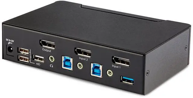 Alt view image 2 of 5 - StarTech 2-Port DisplayPort 1.4 KVM Switch D86A22PORT8KKVM