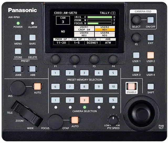 Alt view image 15 of 16 - Panasonic AW-RP60GJ Remote Camera Controller #AW-RP60GJ5