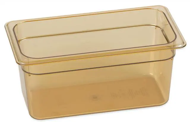 Alt view image 3 of 7 - Carlisle StorPlus High Heat Food Pan 5.7qt 12.75x12.75x6 Amber Plastic 3086213