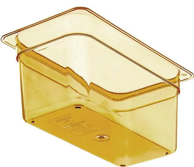 Alt view image 4 of 7 - Carlisle StorPlus High Heat Food Pan 5.7qt 12.75x12.75x6 Amber Plastic 3086213