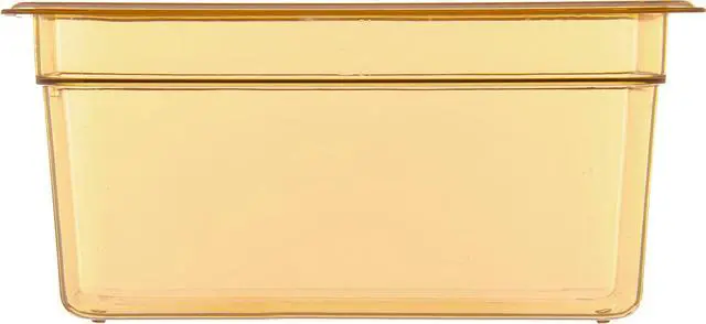 Alt view image 5 of 7 - Carlisle StorPlus High Heat Food Pan 5.7qt 12.75x12.75x6 Amber Plastic 3086213