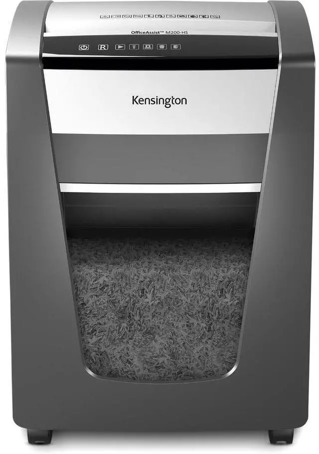 Alt view image 10 of 20 - Kensington - K52078AM - Kensington OfficeAssist Shredder M200-HS Anti-Jam Micro Cut - Continuous Shredder - Micro Cut -