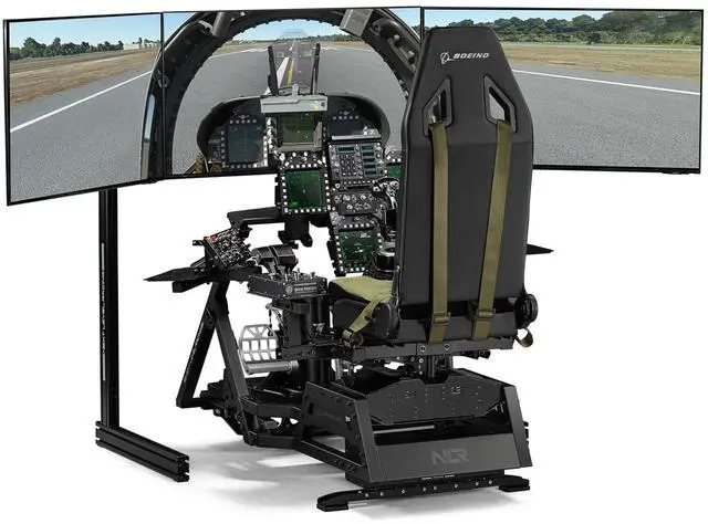 Alt view image 5 of 5 - Next Level Racing Flight Seat Pro Boeing Military Edition NLR-S039