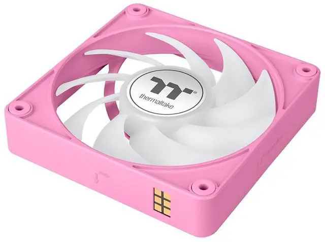 Alt view image 13 of 14 - Thermaltake CT120 EX Reverse ARGB Sync PC Cooling Fan 3 Pack, 500~2000 RPM, 5V Mobo Sync, 16.8 Million Colors 9 LEDs, MagForce 2.0 Connectors, Hydraulic Bearing, Bubble Pink, CL-F225-PL12PK-A