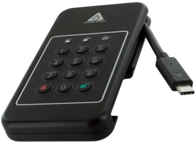 Alt view image 4 of 7 - Apricorn Aegis NVX - SSD - 500 GB - USB 3.2 Gen 2 - TAA Compliant