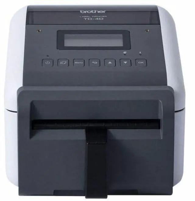Alt view image 8 of 8 - Brother TD-4550DNWBFC Desktop Direct Thermal Printer Monochrome Label Printer