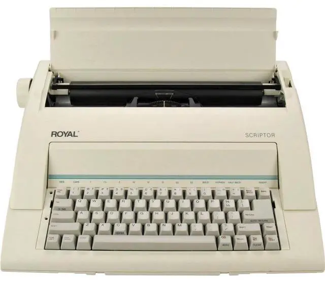 Alt view image 11 of 11 - Royal 69149V Scriptor Personal Portable Electronic Typewriter
