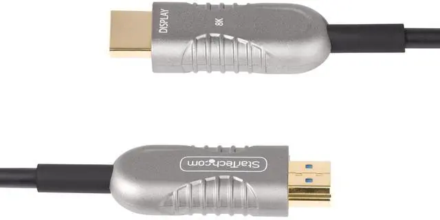 Alt view image 10 of 14 - Startech 30ft HDMI 2.1 Hybrid Active Optical Cable, CMP, Plenum Rated