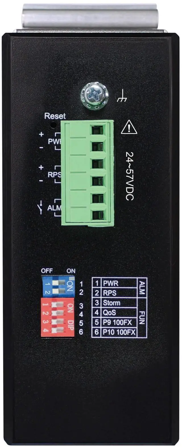 Alt view image 14 of 14 - Tripp Lite 8-Port Lite Managed Industrial Gigabit Ethernet Switch NGIS08C2POE8