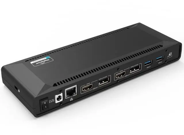 Alt view image 10 of 14 - 4XEM Slim USB-C Dual 4K with Power Delivery Universal Docking Station 4XUG69PD1
