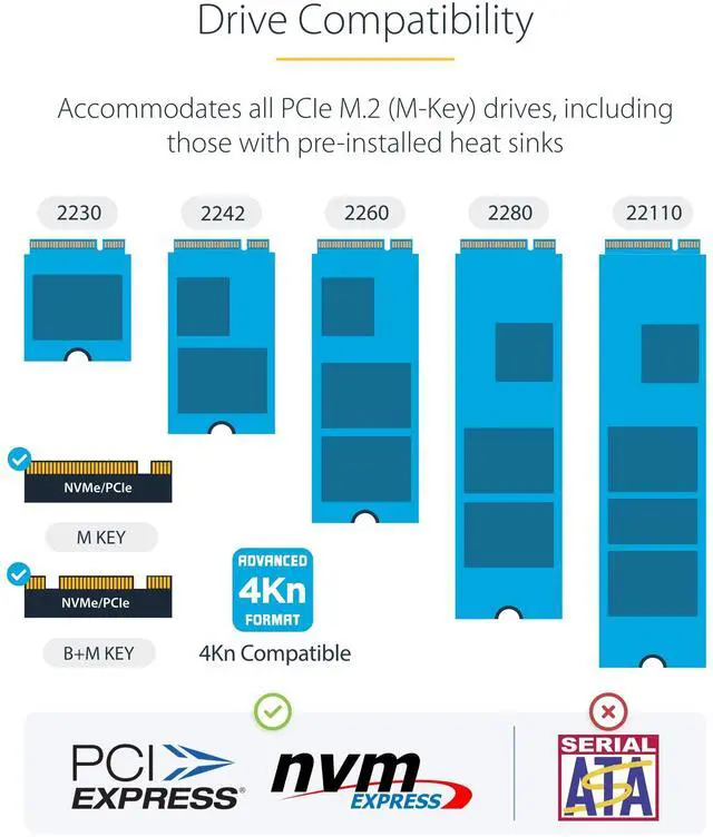 Alt view image 19 of 20 - StarTech.com 1:1 M.2 NVMe Drive Duplicator, 90GBpm Standalone M.2 SSD Cloner/Copier, USB-C 3.2 20Gbps M.2 Dual-Bay Drive Dock