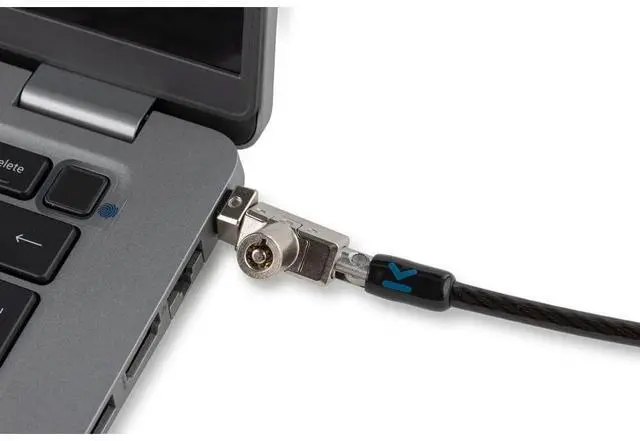 Alt view image 9 of 13 - Kensington Slim N17 2.0 Keyed Laptop Lock for Wedge-Shaped Slots K60500WW